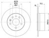 HELLA 8DD 355 100-991 Brake Disc